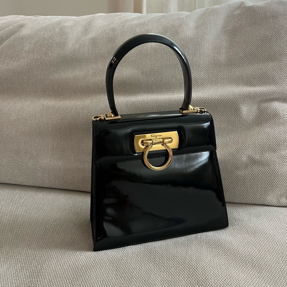 Vintage Salvatore Ferragamo Iconic Top Handle Bag